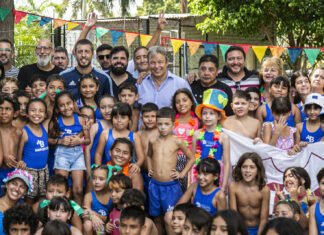 Cascallares encabezó el cierre de la Colonia de Verano 2024 en Burzaco