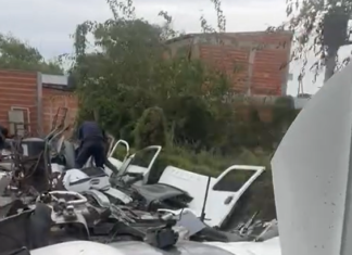 Glew: efectivos dieron con un importante desarmadero ilegal, pero no encontraron a ningún delincuente