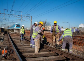 Viaducto Barracas: avanzan los trabajos para normalizar la circulación del Tren Roca