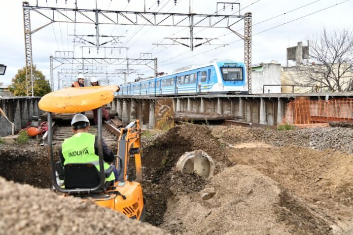 Obra viaducto Barracas 4