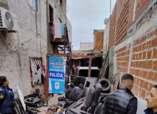 Operativos conjuntos para allanar desarmaderos en Fiorito