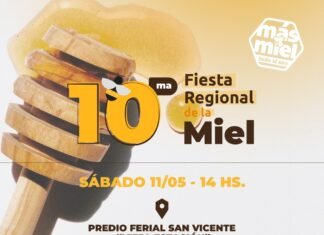 Llega la 10° Fiesta de la Miel a San Vicente