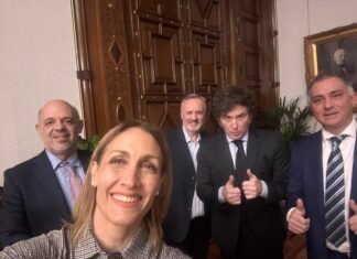 Javier Milei respaldó al bloque de senadores bonaerenses de La Libertad Avanza
