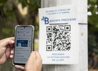 El Municipio capacita a los vecinos sobre el uso de las alarmas y la APP «Brown Previene»