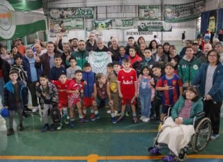 Ferraresi inauguró obras en tres clubes de Avellaneda