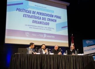 En la UNLa: con la participación de los ministros Mena y Alonso, se realizó una jornada de capacitación de lucha contra el crimen organizado