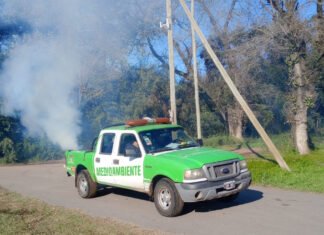 Avanzan las tareas de fumigación en Esteban Echeverría