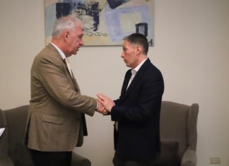Fernando Gray se reunió con el presidente de la Cámara Española de Comercio de la República Argentina