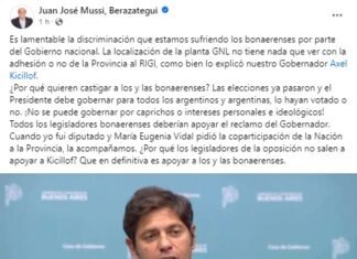 Sin la planta GNL en Bahía Blanca: Mussi pidió a los legisladores bonaerenses opositores que apoyen el reclamo de Kicillof