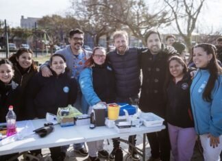 Otermín y Kreplak en Lomas: visita al Hospital Gandulfo, mesa de Salud Mental y operativo territorial