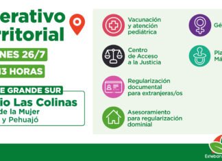 Nuevo operativo territorial en Monte Grande Sur