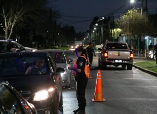 Intenso operativo de saturación policial y control vehicular en Claypole