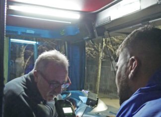 En Brown realizan controles preventivos de alcoholemia a conductores de micros escolares, deportivos y de instituciones