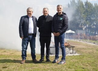 Chivilcoy: Fernando Gray y el intendente Guillermo Britos participaron de la Fiesta del Asado Criollo