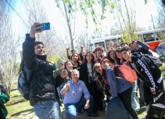 Cascallares compartió un encuentro con más de 1200 estudiantes que visitaron la Granja Educativa Municipal