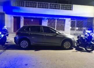 Sarandí: tres detenidos por circular con auto robado