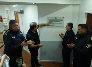 Fernando Gray y el Ministro de Seguridad bonaerense inauguraron una nueva sede de Delitos Federales