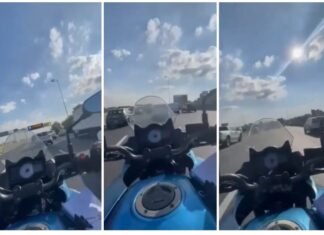 Persecución sobre la autopista 25 de Mayo en horario pico: tres chilenos detenidos y dos prófugos