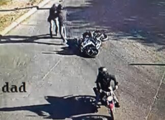 Claypole: motochorro abatido en intento de robo a un efectivo policial