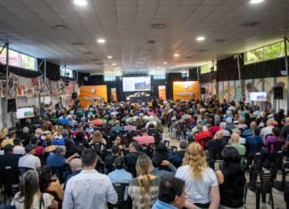 El intendente de Berazategui, Juan José Mussi, realizó una conferencia de gestión sobre las obras de 2024