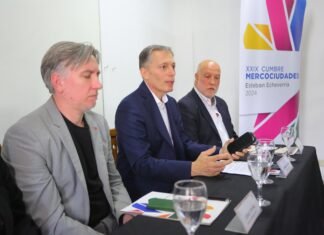 Fernando Gray encabezó la apertura de la séptima Escuela de Resiliencia de Mercociudades