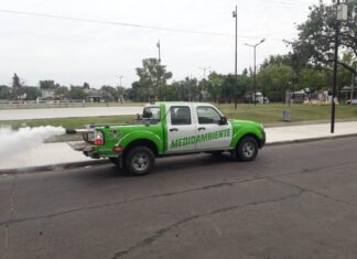 En Esteban Echeverría avanzan las tareas de fumigación en diversos barrios