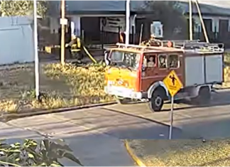 Con la intervención del COM se evitó un incendio en una escuela de El Jagüel