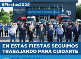 Con un operativo especial de recolección, Almirante Brown recordó los servicios para fin de año