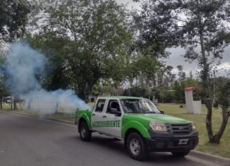 El Municipio de Echeverría avanza en las tareas de fumigación