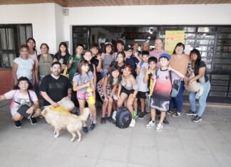 Fernando Gray recorrió las obras en la escuela primaria N°46 de Monte Grande
