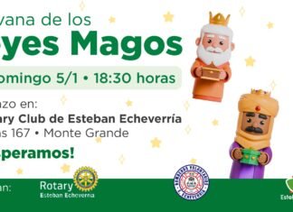 Los Reyes Magos visitarán Esteban Echeverría