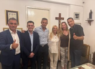 Armado libertario en la Región: Karina Milei visitó Lanús junto a Pareja, Menem y Moroni
