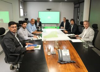 El intendente Fernando Gray se reunió con funcionarios del Ministerio de Seguridad de la Nación