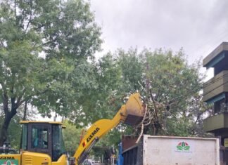 Esteban Echeverría: tras las fuertes lluvias, los equipos municipales realizan un importante operativo de limpieza en los barrios del distrito