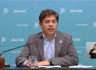 Kicillof anuncia el desdoblamiento de las elecciones bonaerenses y la suspensión de las PASO