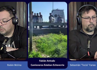 Denunciaron emboscada: Camioneros de Esteban Echeverría pugnaban por llegar a la macha por el Día del Trabajador