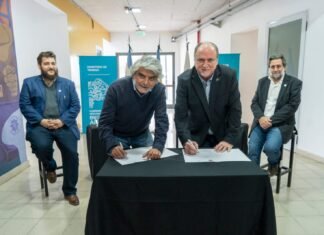 El ministro Correa y la UNLa firmaron un convenio para crear un nuevo Centro de Formación Laboral