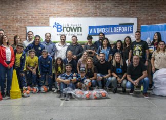 El Municipio de Brown y la Fundación Banco Provincia entregaron equipamiento a clubes de barrio