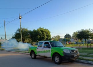 Esteban Echeverría: avanzan las tareas de fumigación