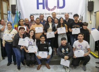 A un mes de la inundación de Bahía Blanca, reconocieron la tarea de los voluntarios de Almirante Brown