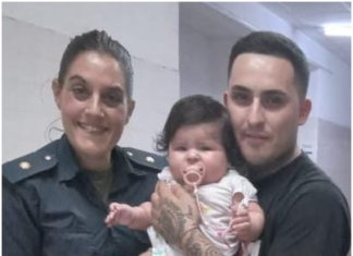 Policías héroes: el valiente rescate que salvó la vida de un bebé en Quilmes