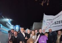 En Ezeiza: con fuerte presencia militante y dirigencial, La Libertad Avanza inauguró un nuevo espacio