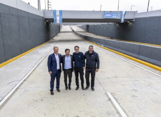Burzaco: Kicillof y Cascallares inauguraron el viaducto «Papa Francisco»