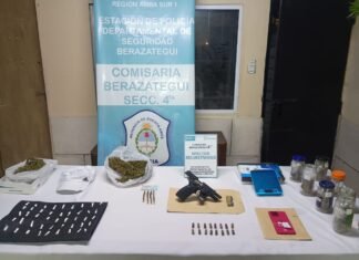Berazategui: tres personas detenidas tras múltiples allanamientos por venta de drogas
