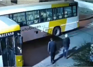Insólito: pasajero cayó de un colectivo en movimiento en Ingeniero Budge tras desprenderse una ventanilla