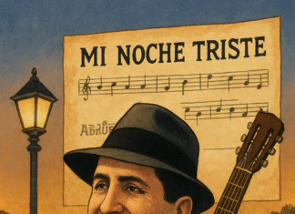 Carlos Gardel: Su paso por Adrogué con Mi noche triste
