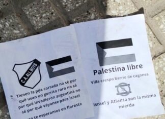 El Ministerio de Seguridad denunció expresiones antisemitas durante el partido entre All Boys y Atlanta