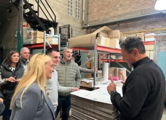 Ignacio «Nacho» Moroni visitó la empresa Micruzor en Valentín Alsina