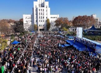 Otermín tomó la Promesa de Lealtad a la Bandera a miles de estudiantes de Lomas