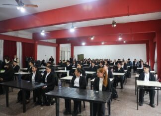 Fernando Gray supervisó la jornada de evaluación para aspirantes a formar parte de la Policía Bonaerense 2026